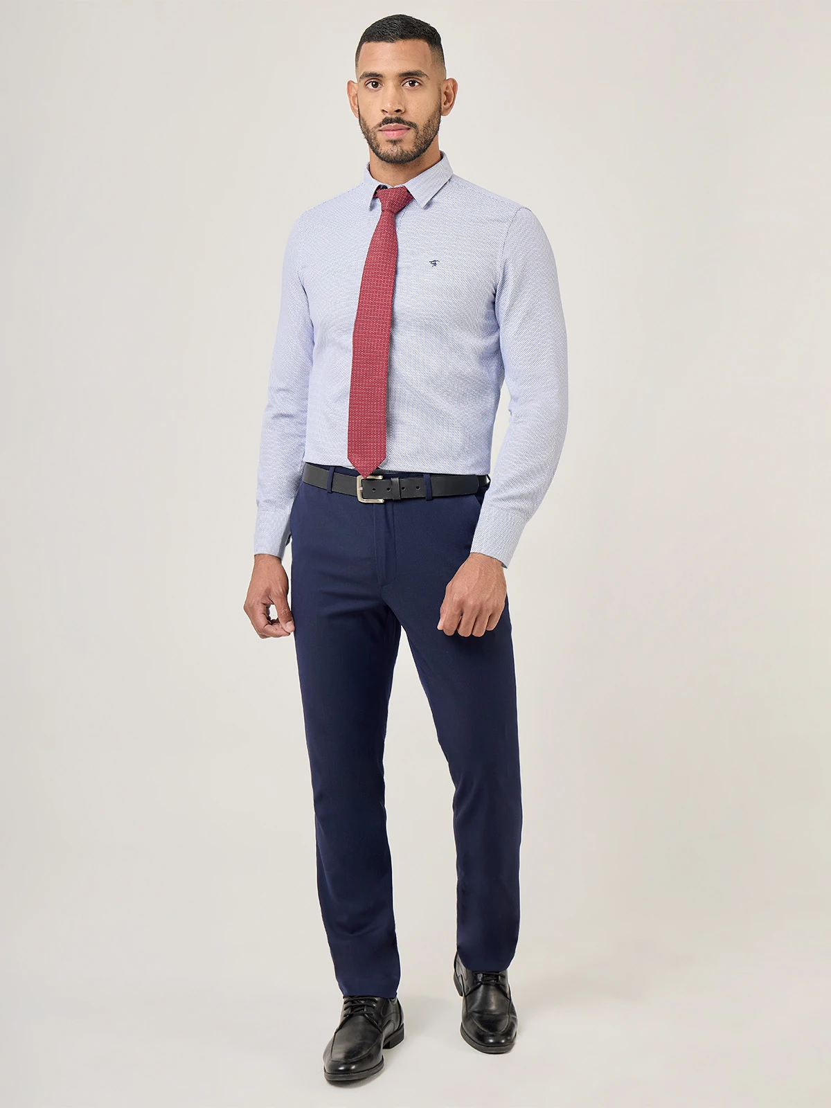 CAMISA MANGA LARGA HOMBRE JOHN HOLDEN AZUL 3LC039 - 5