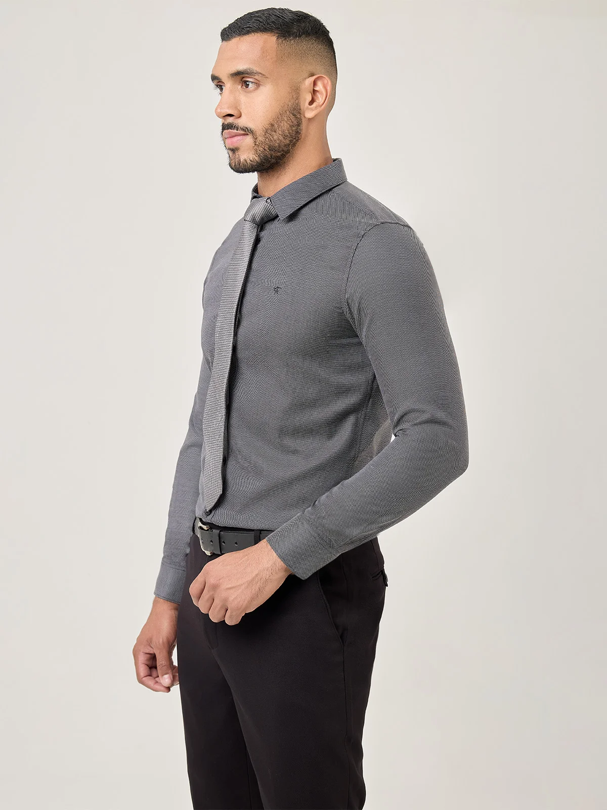 CAMISA MANGA LARGA HOMBRE JOHN HOLDEN GRIS 3LC052 - 3