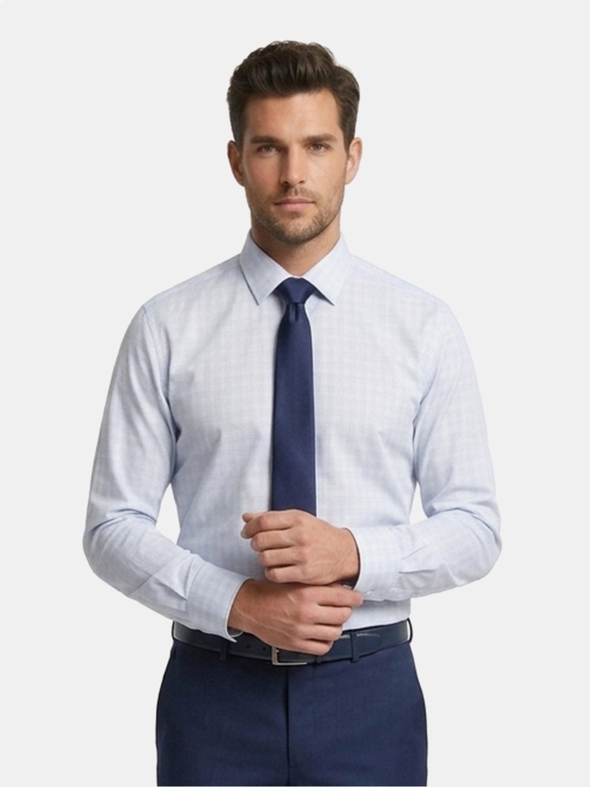 CAMISA MANGA LARGA HOMBRE JOHN HOLDEN CELESTE 3LC037 - 1