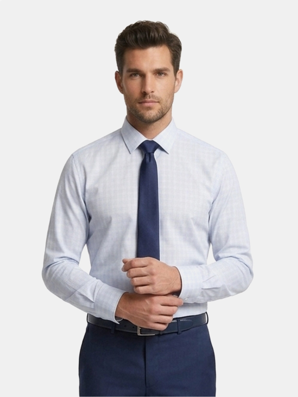 CAMISA MANGA LARGA HOMBRE JOHN HOLDEN CELESTE 3LC037 - 1