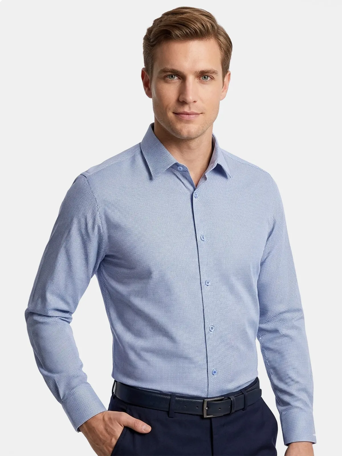 CAMISA MANGA LARGA HOMBRE JOHN HOLDEN PFR004 - 1