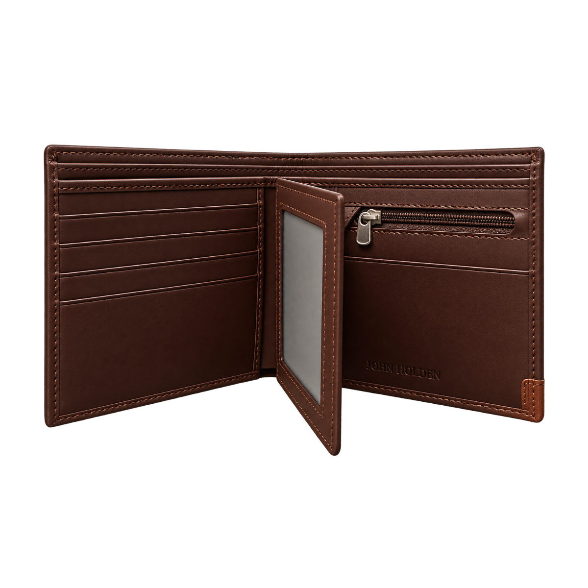 BILLETERA HOMBRE JOHN HOLDEN CUERO FORMAL - 2