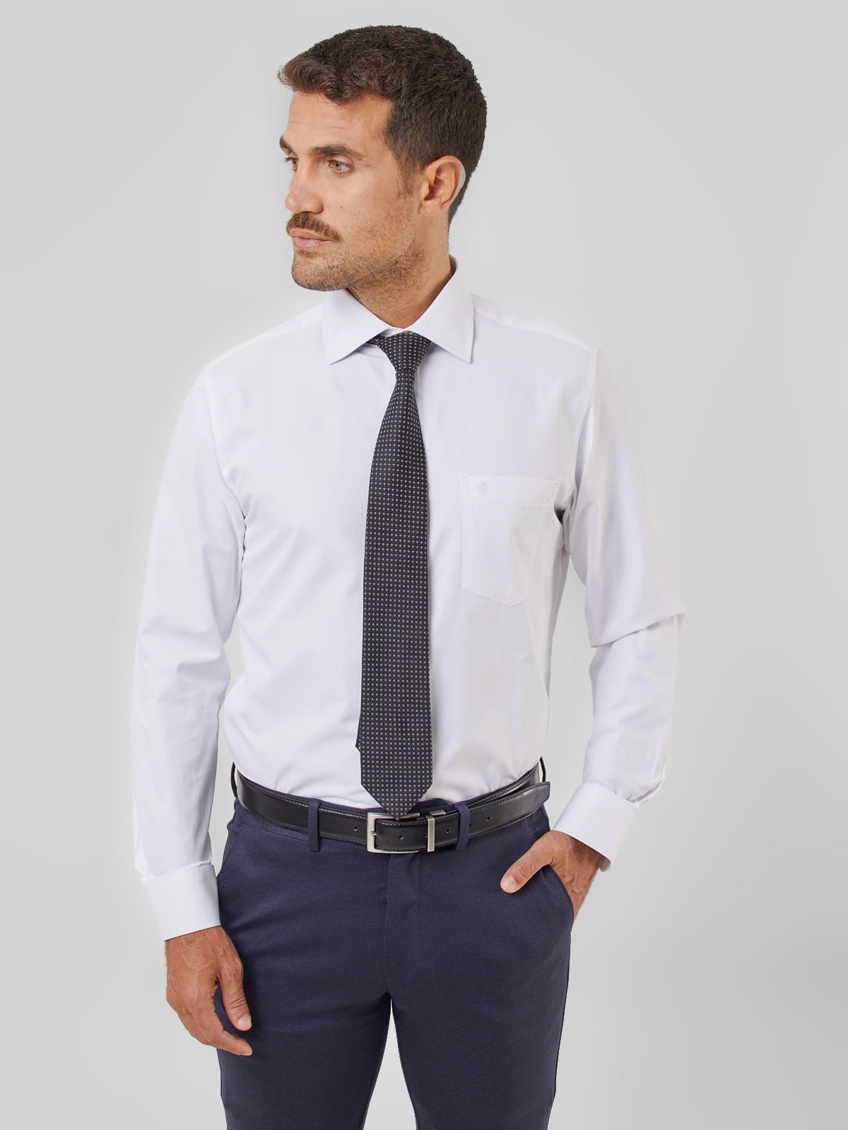 CAMISA MANGA LARGA HOMBRE JOHN HOLDEN BLANCO ECO - 1