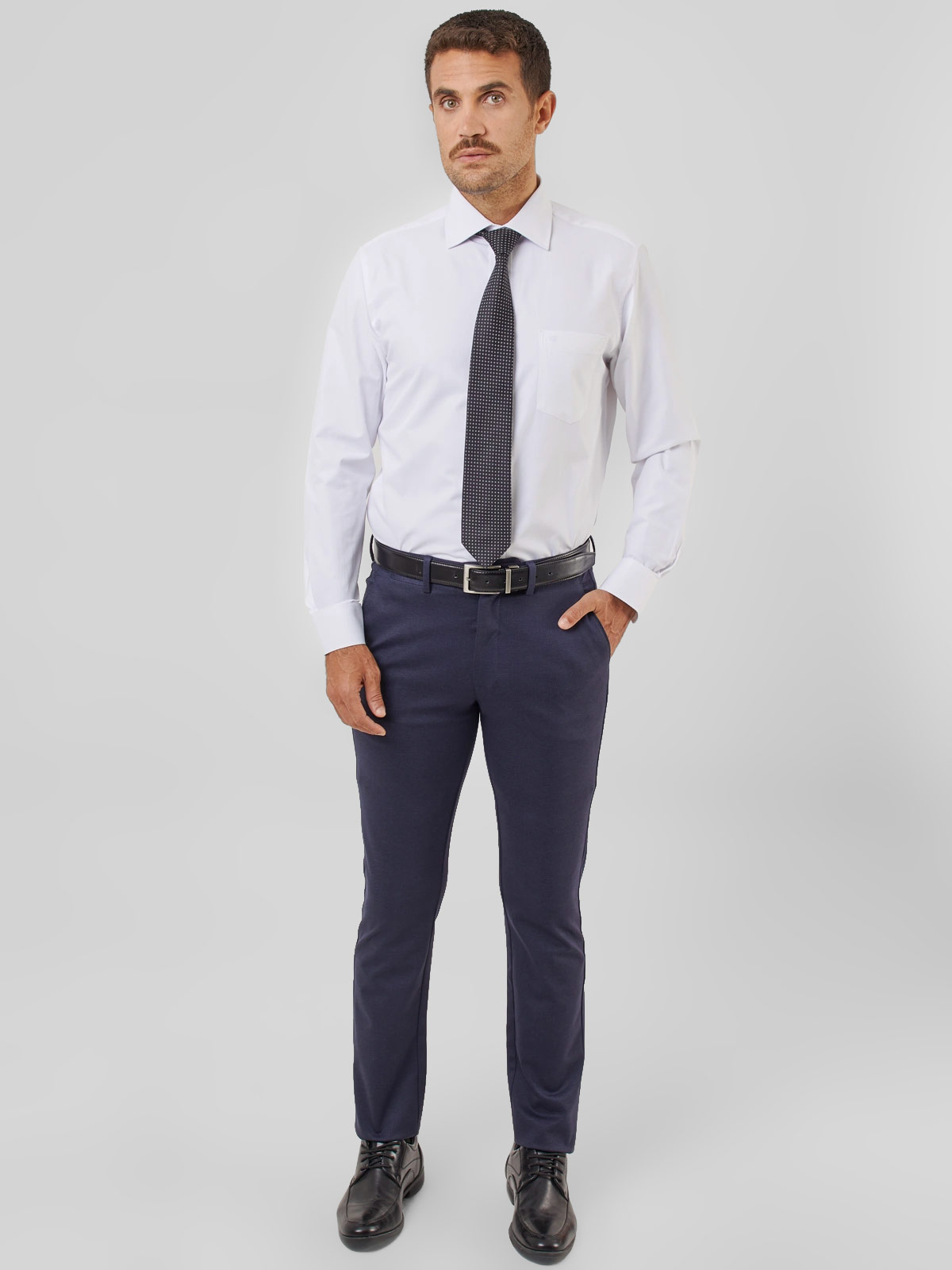 CAMISA MANGA LARGA HOMBRE JOHN HOLDEN BLANCO ECO - 5