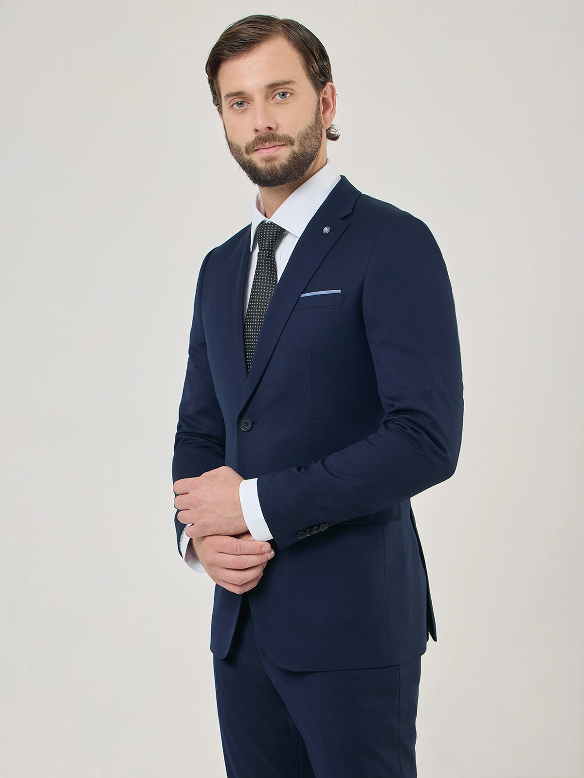 TERNO HOMBRE JOHN HOLDEN AZUL MARINO MODA - 4