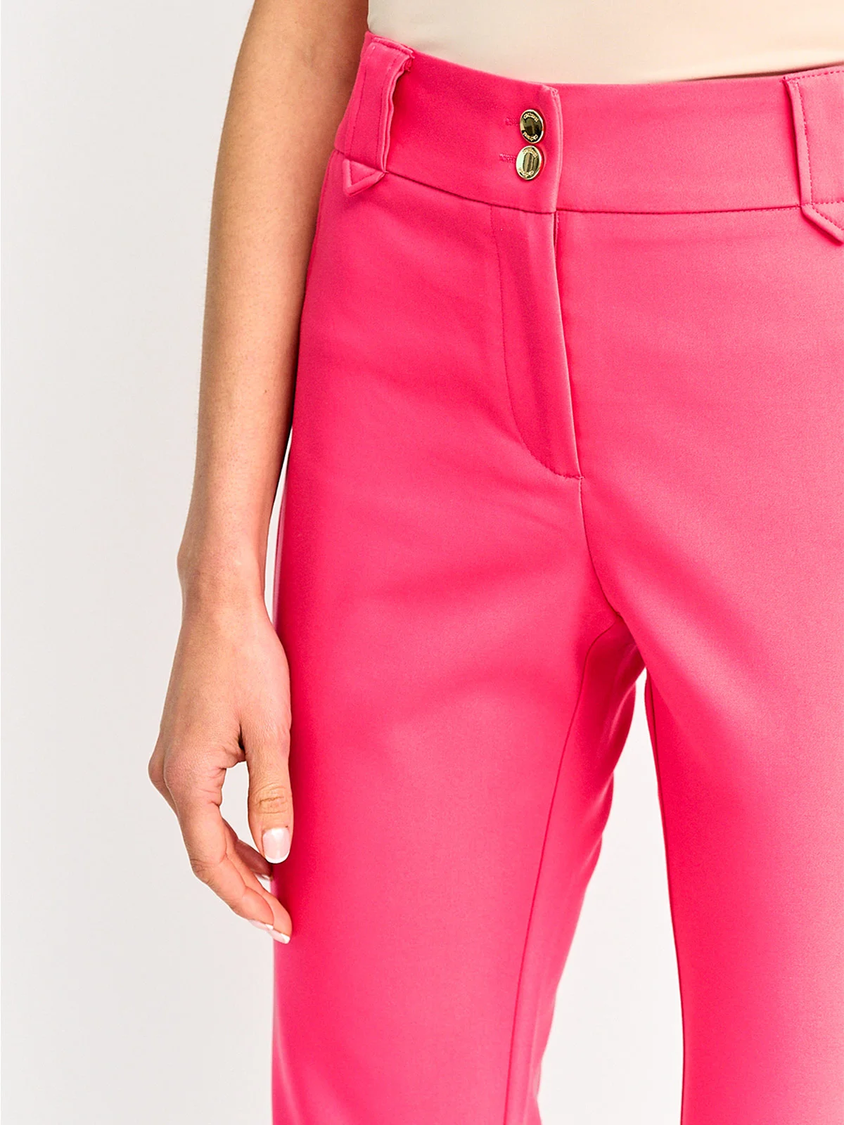PANTALÓN CAPRI MUJER CACHAREL ENGAL BLANCO - 3