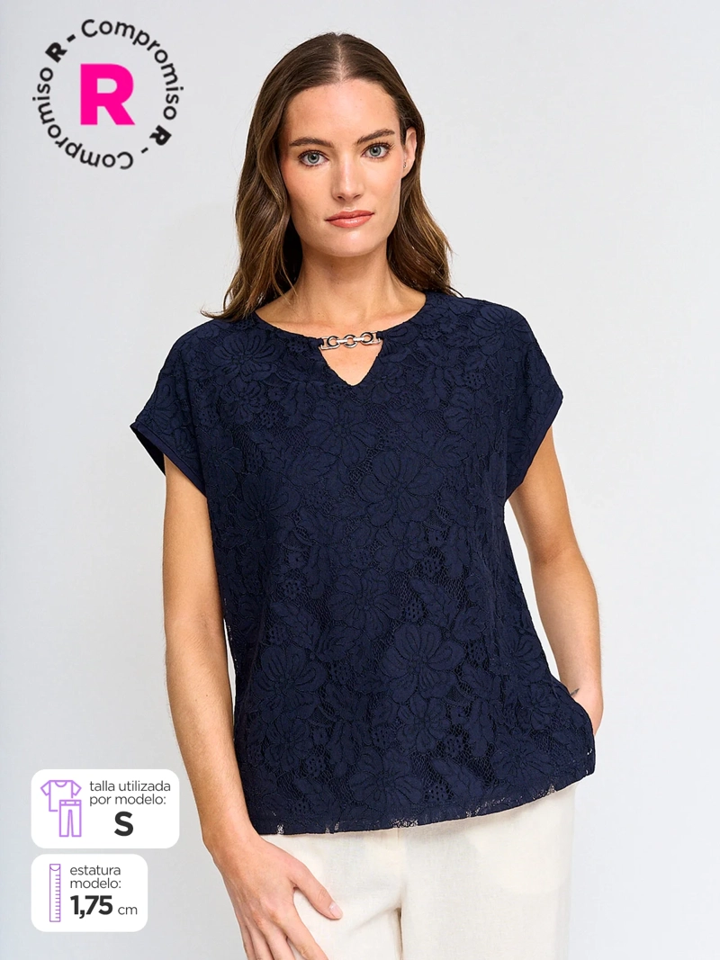 POLO MANGA CORTA MUJER CACHAREL ANA - 1