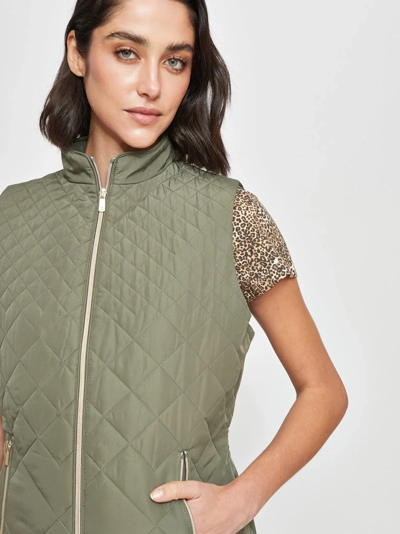 CHALECO MUJER CACHAREL ROMBO - 3