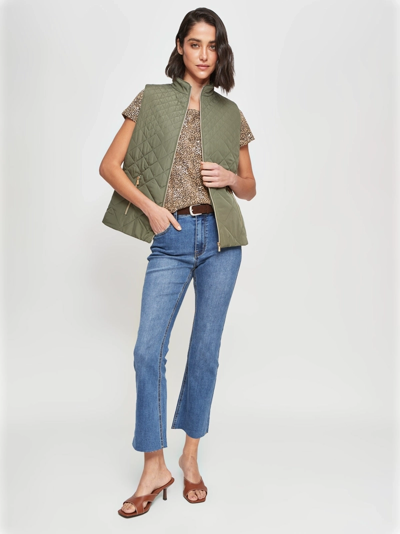 CHALECO MUJER CACHAREL ROMBO - 4