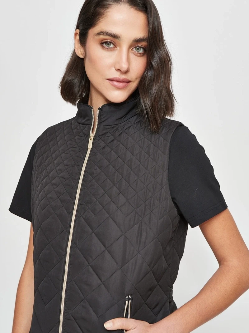 CHALECO MUJER CACHAREL ROMBO - 3