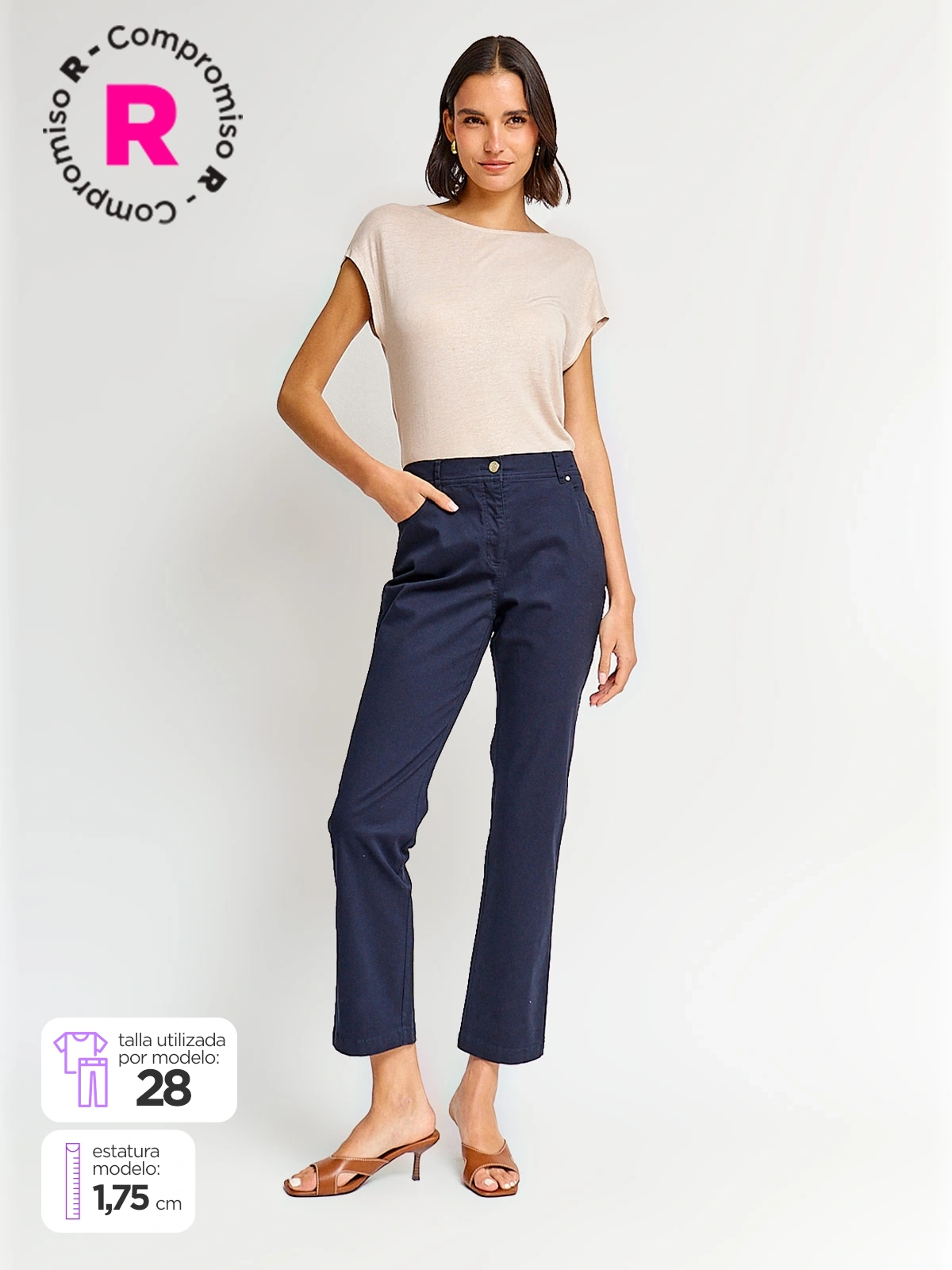 PANTALÓN MUJER CACHAREL BEDRO - 1