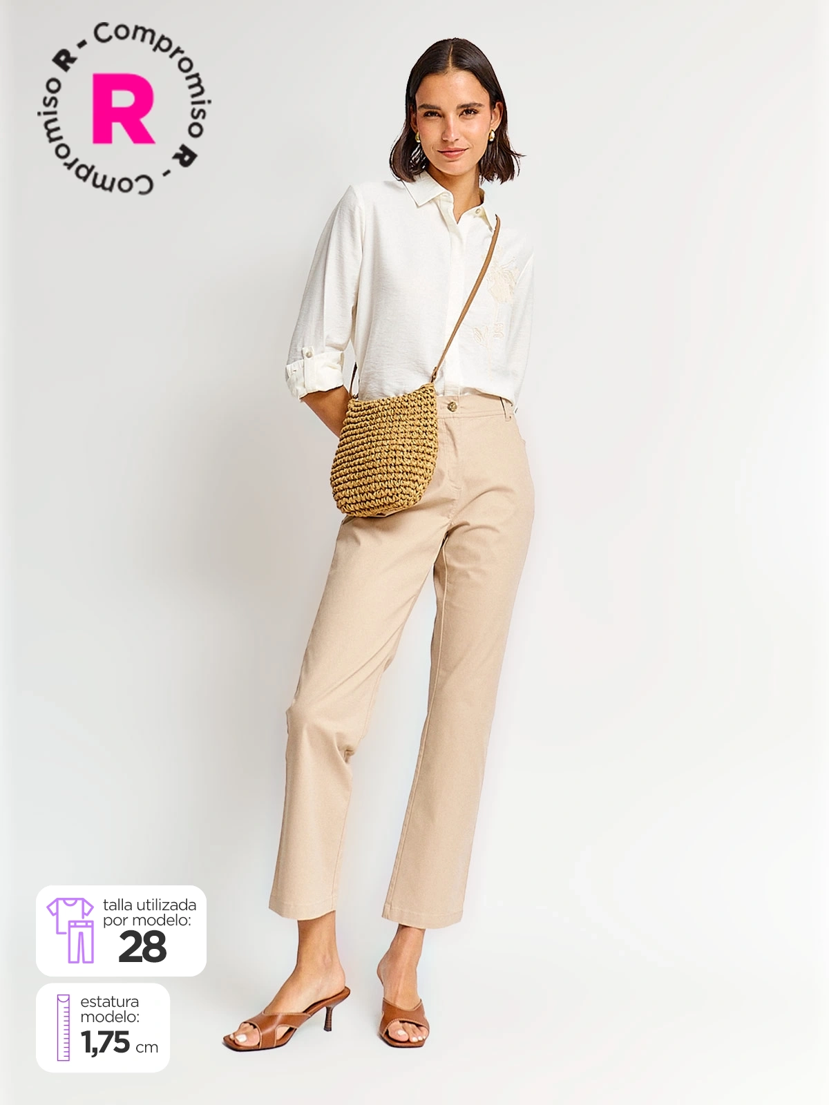 PANTALÓN MUJER CACHAREL BEDRO - 1
