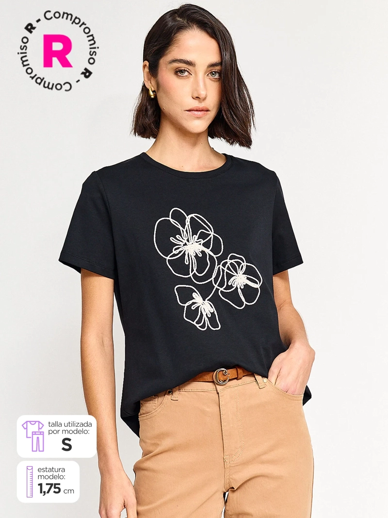 POLO MANGA CORTA MUJER CACHAREL BELLA - 1