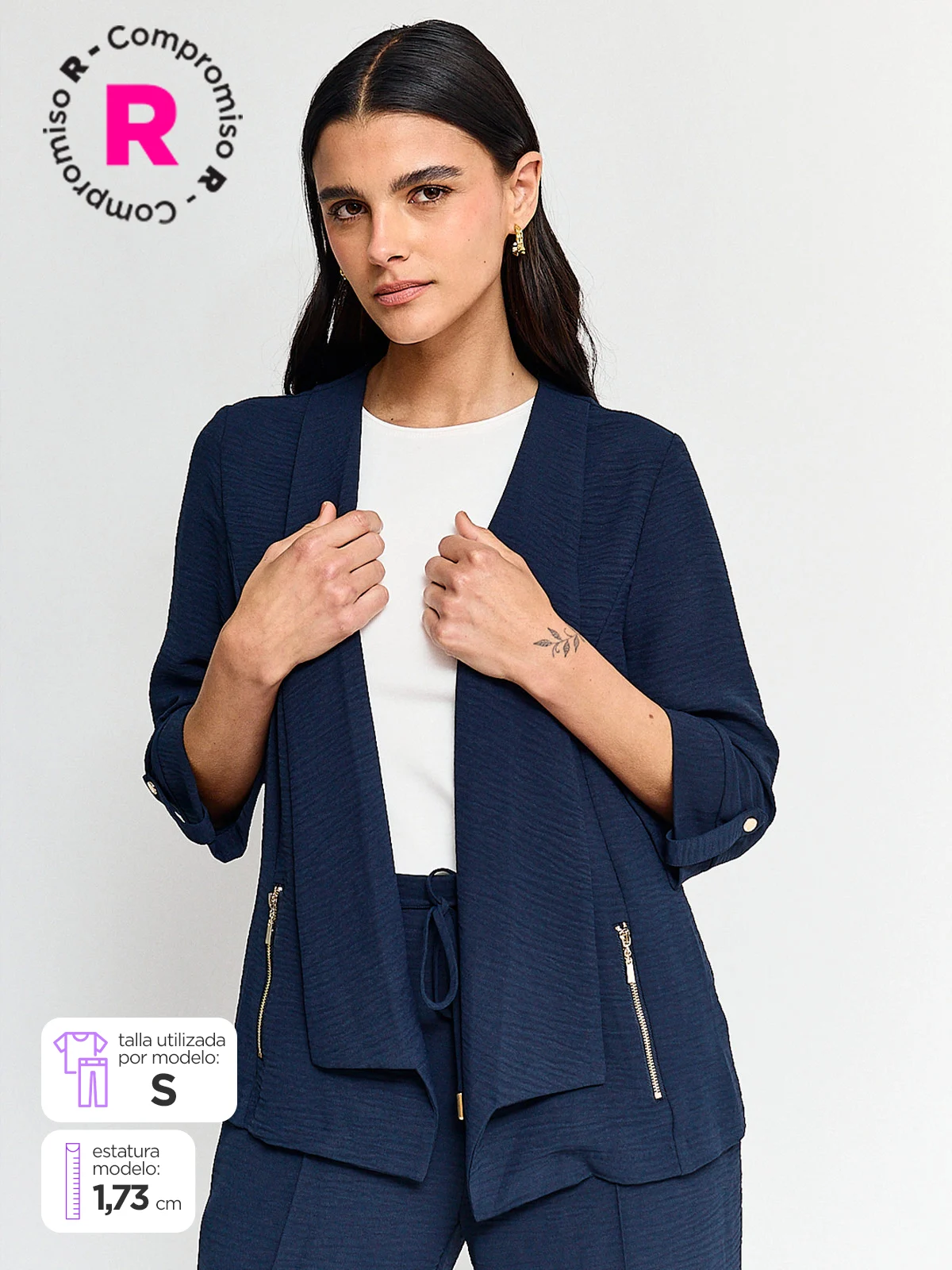BLAZER MUJER CACHAREL BACO - 1