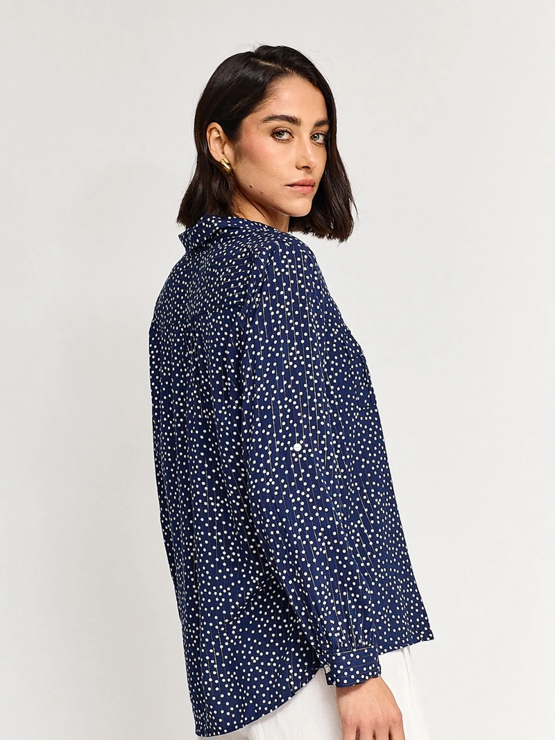 BLUSA MANGA LARGA MUJER CACHAREL BARCO - 2