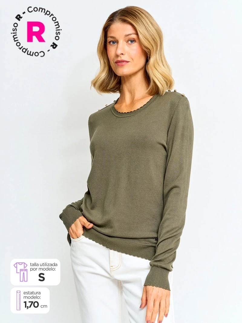 SWEATER MUJER CACHAREL CLAU - 1