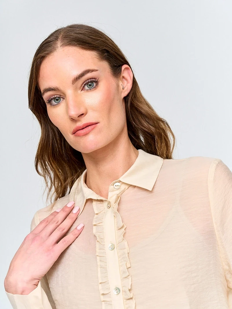 BLUSA MANGA LARGA MUJER CACHAREL CORINA - 3