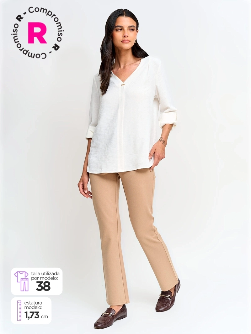 PANTALÓN REGULAR MUJER CACHAREL ELCHI - 1