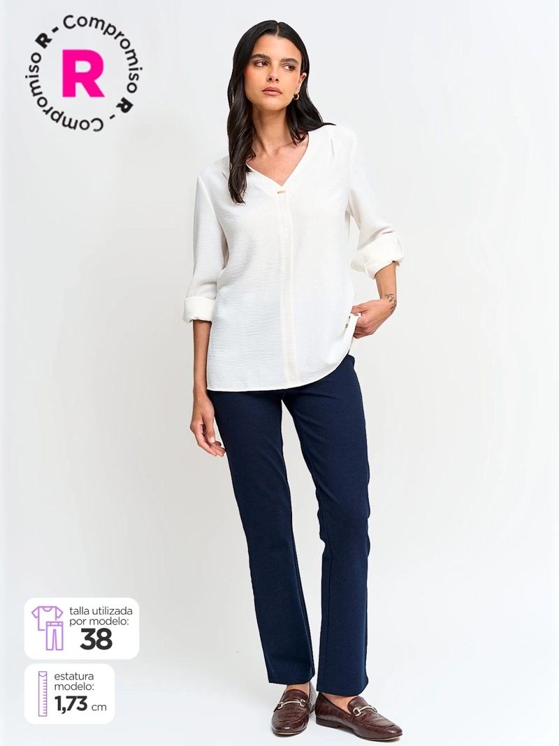 PANTALÓN REGULAR MUJER CACHAREL ELCHI - 1