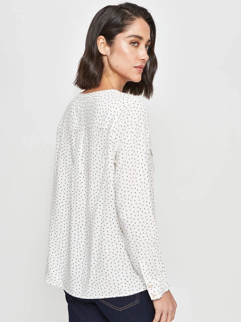 BLUSA MANGA LARGA MUJER CACHAREL CIERRE - 2
