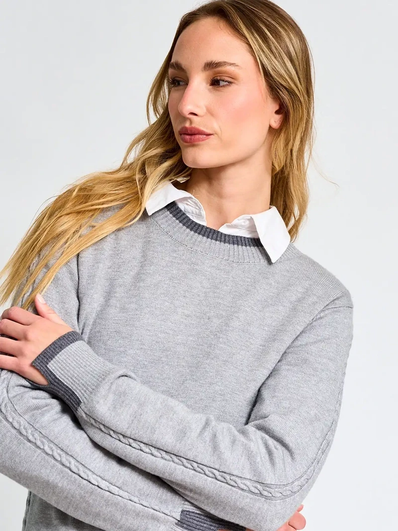 SWEATER MANGA LARGA MUJER CACHAREL ASTRID - 3