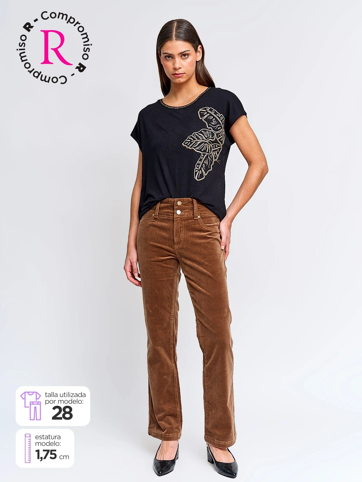 PANTALÓN MUJER CACHAREL ELCHICORDU - 1