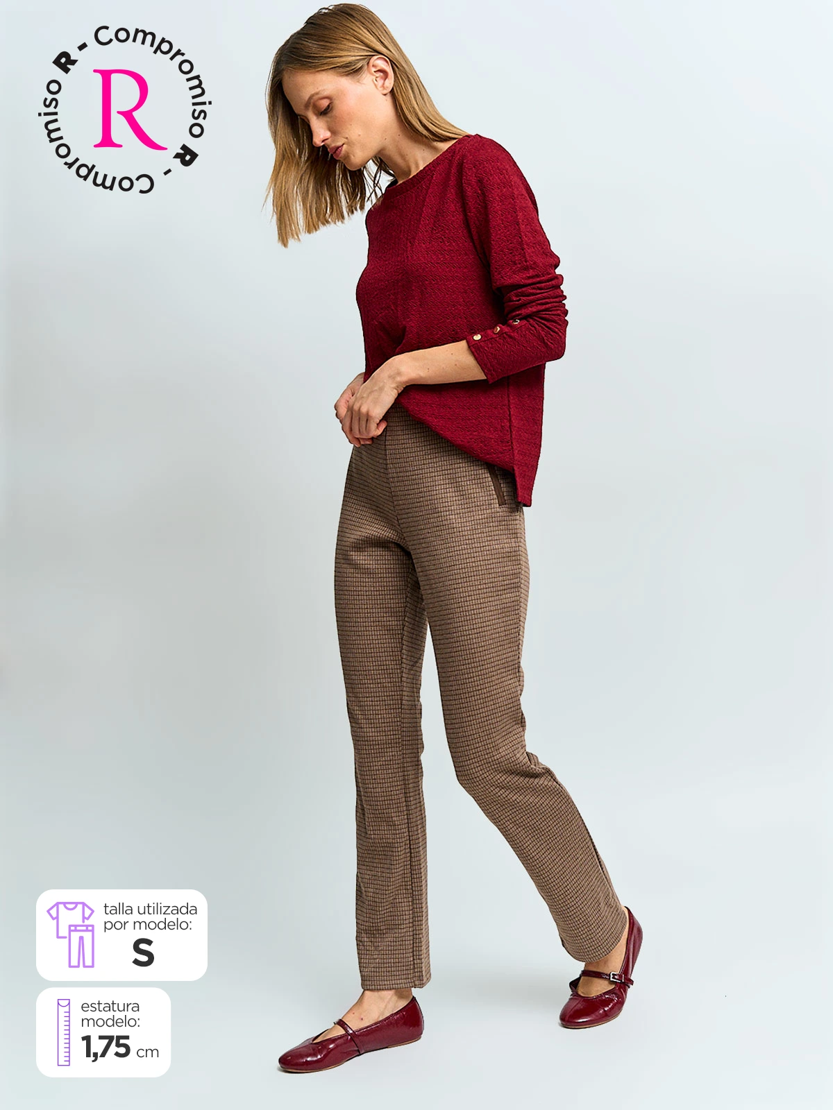 PANTALÓN REGULAR MUJER CACHAREL EGIPTO - 1