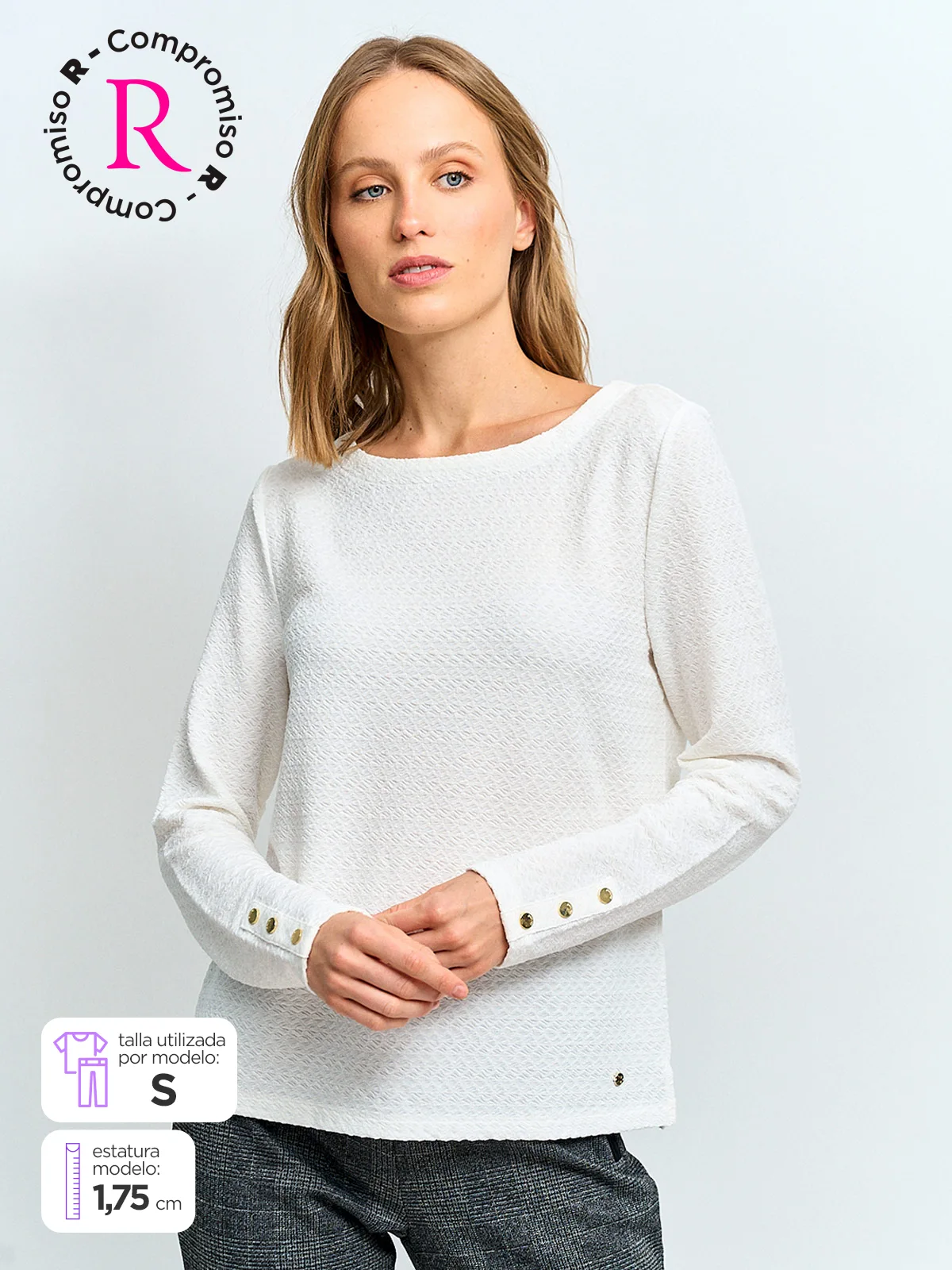 POLO MANGA LARGA MUJER CACHAREL FARI - 1