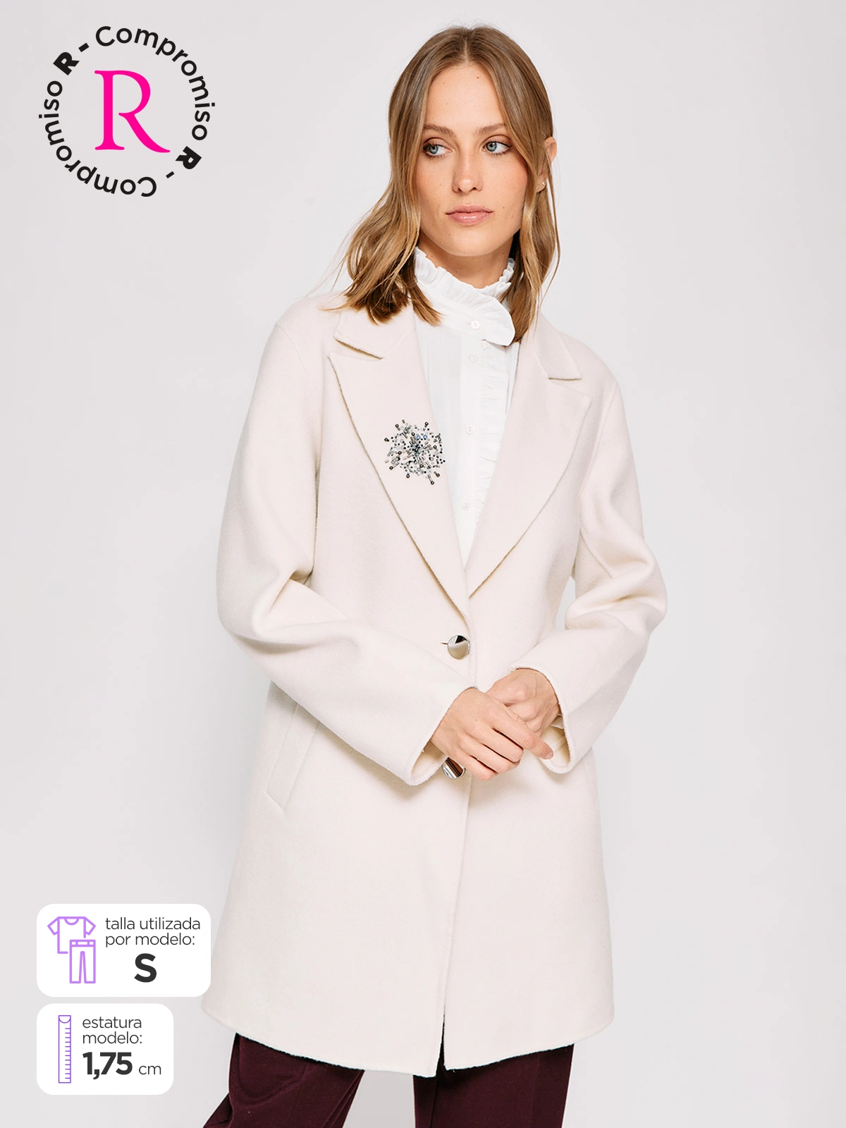 ABRIGO MUJER CACHAREL LARGO ALDO - 1