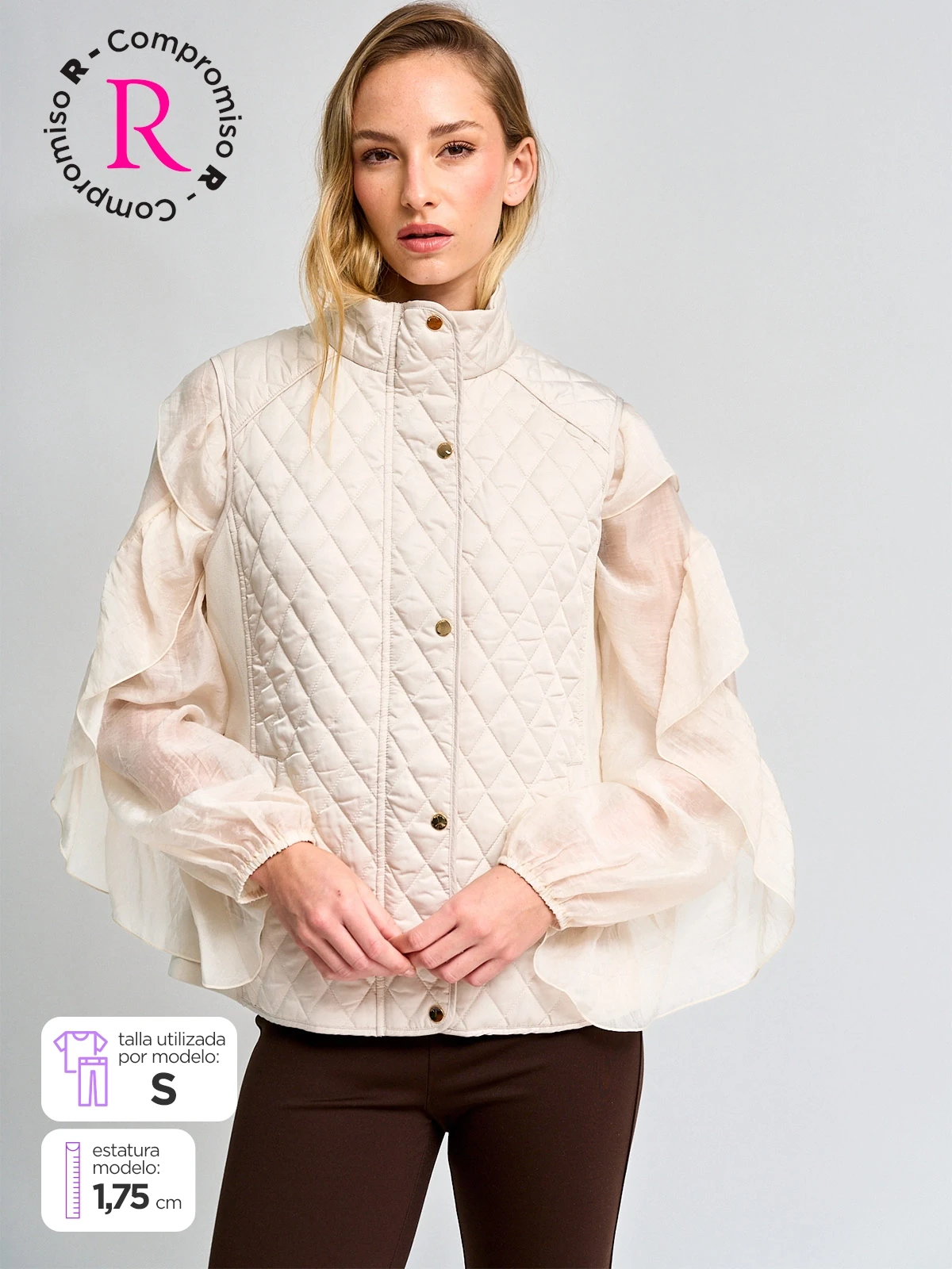 PARKA SIN MANGAS MUJER CACHAREL ANAI - 1