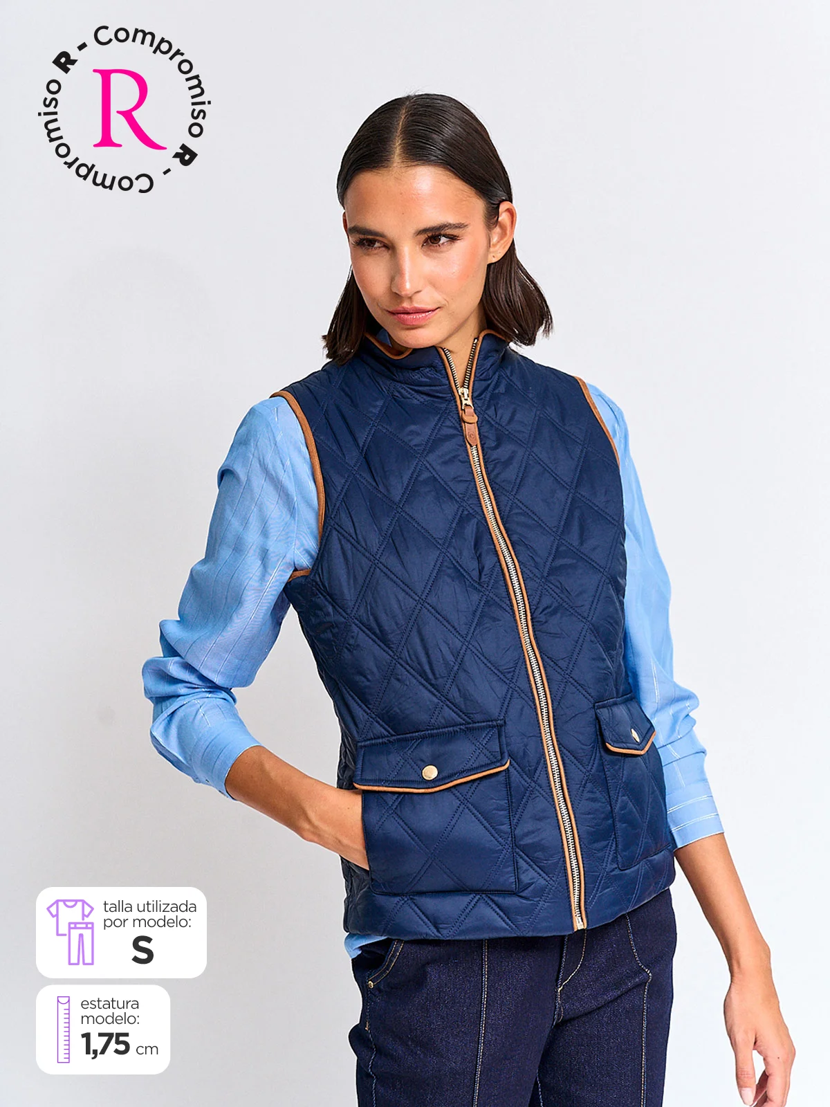 CHALECO MUJER CACHAREL FINCA - 1
