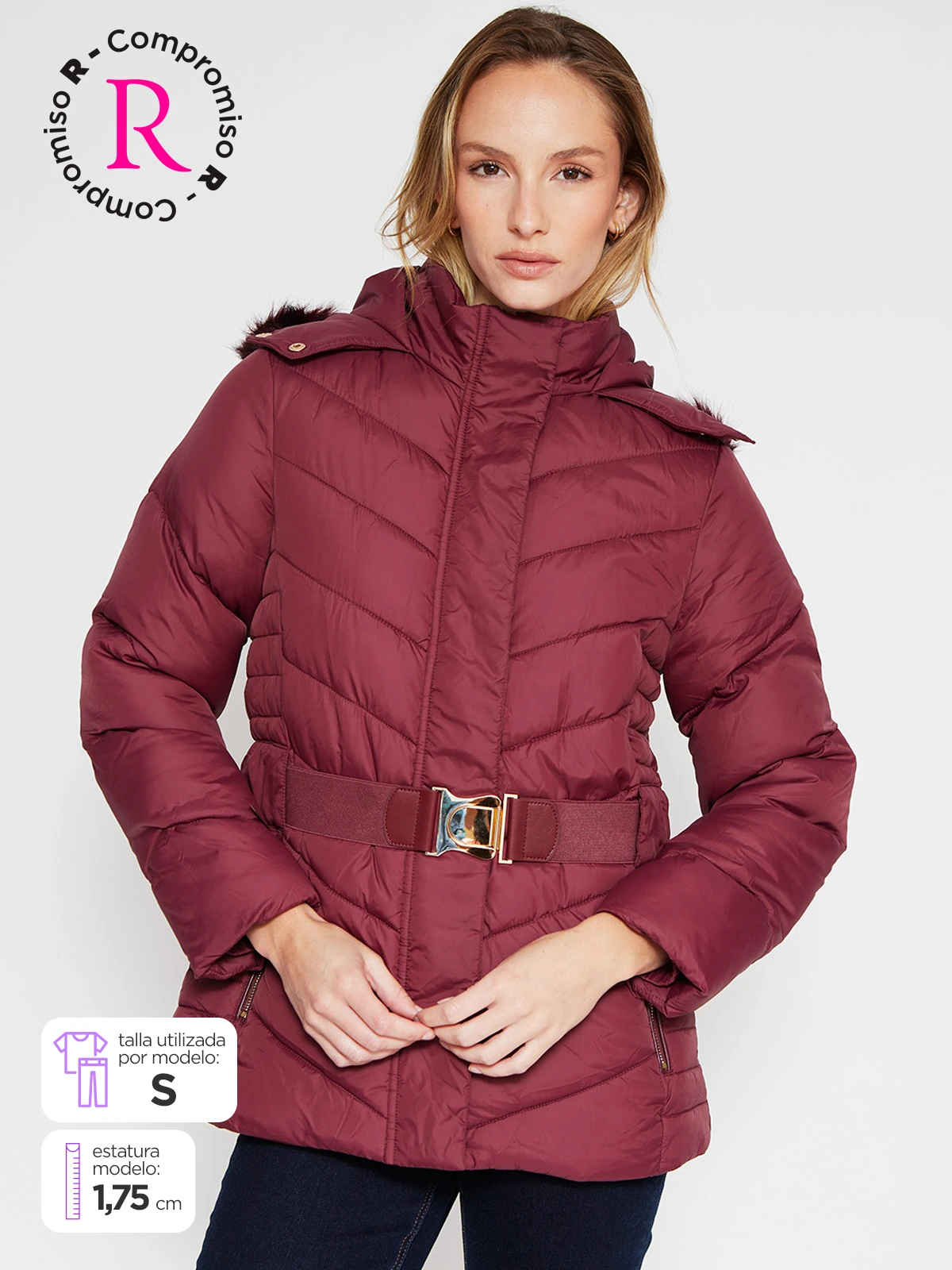 PARKA MUJER CACHAREL CORTA ABEL - 1