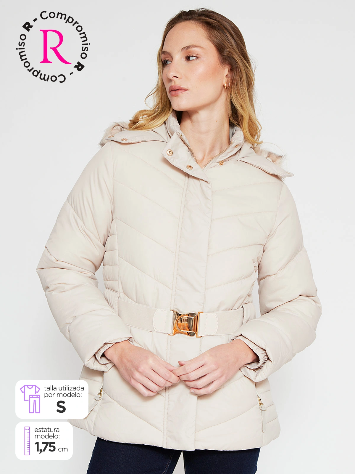 PARKA MUJER CACHAREL CORTA ABEL - 1