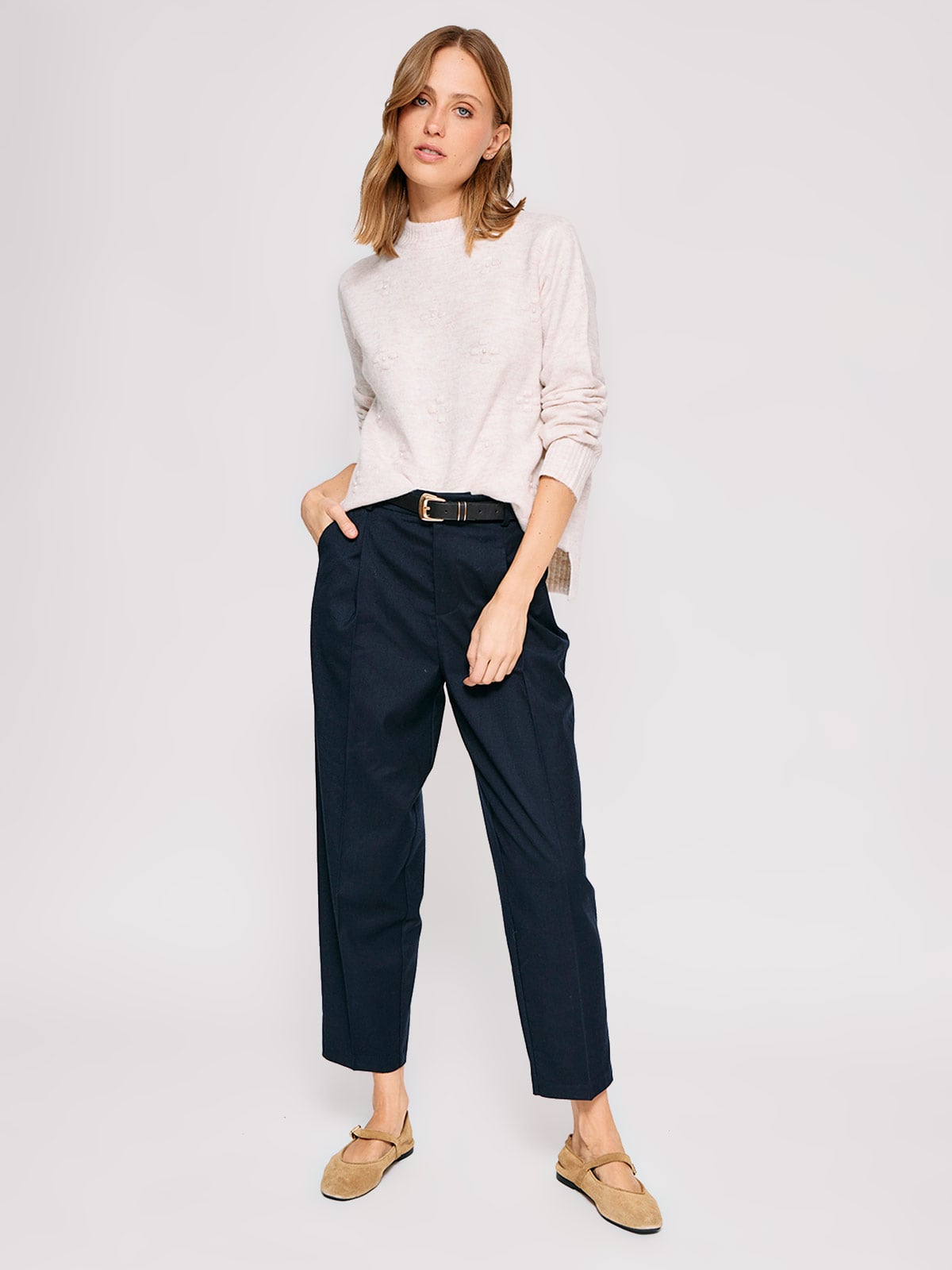 SWEATER MANGA LARGA MUJER CACHAREL ARIANA - 4