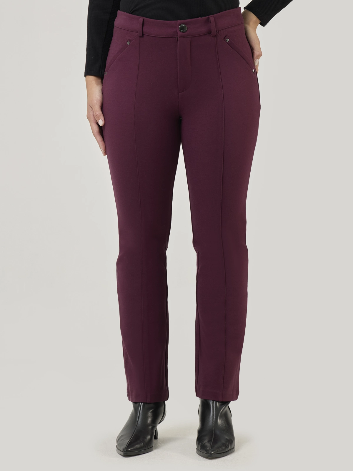PANTALÓN REGULAR MUJER CACHAREL CALIZ - 1
