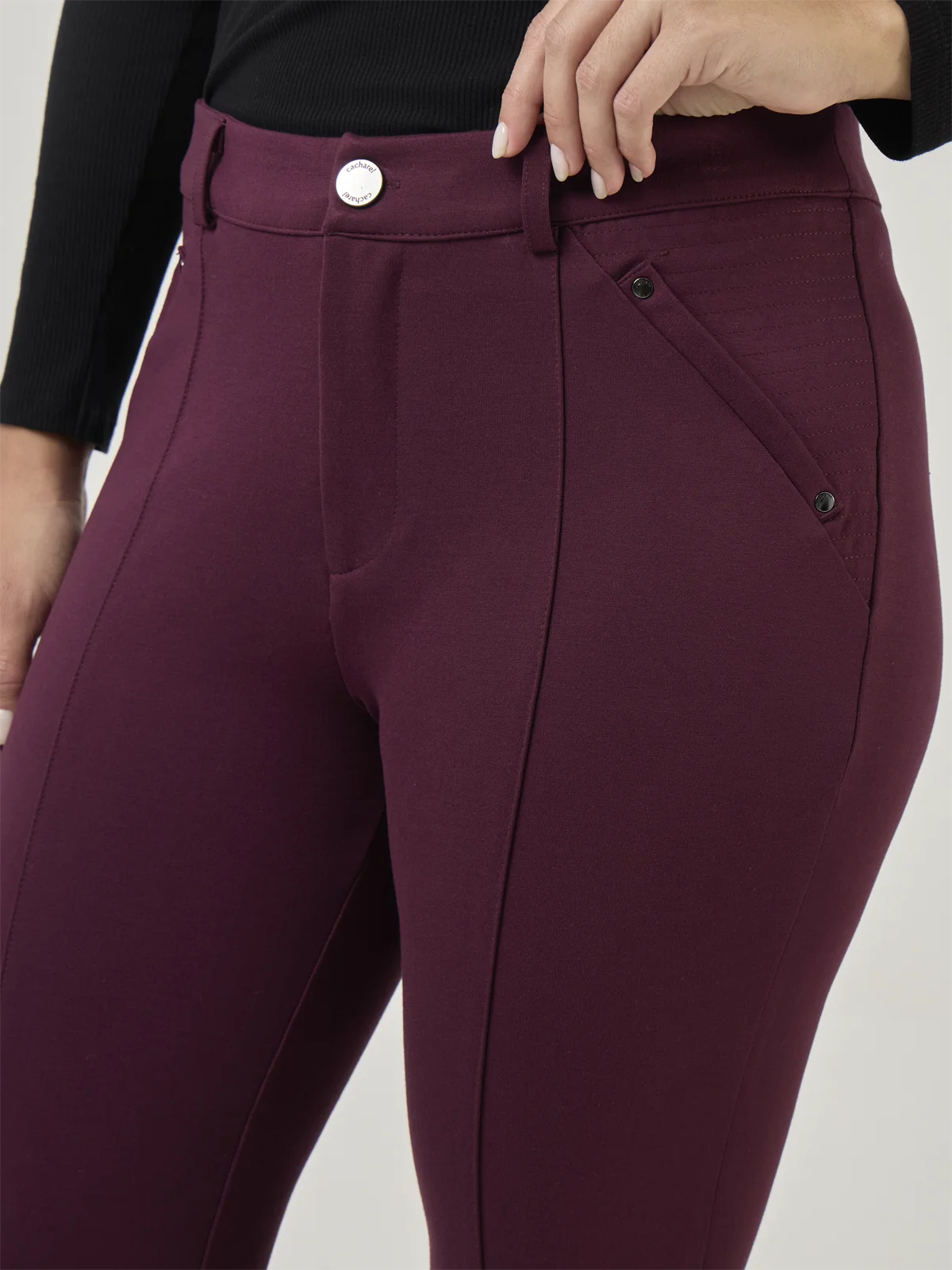 PANTALÓN REGULAR MUJER CACHAREL CALIZ - 4