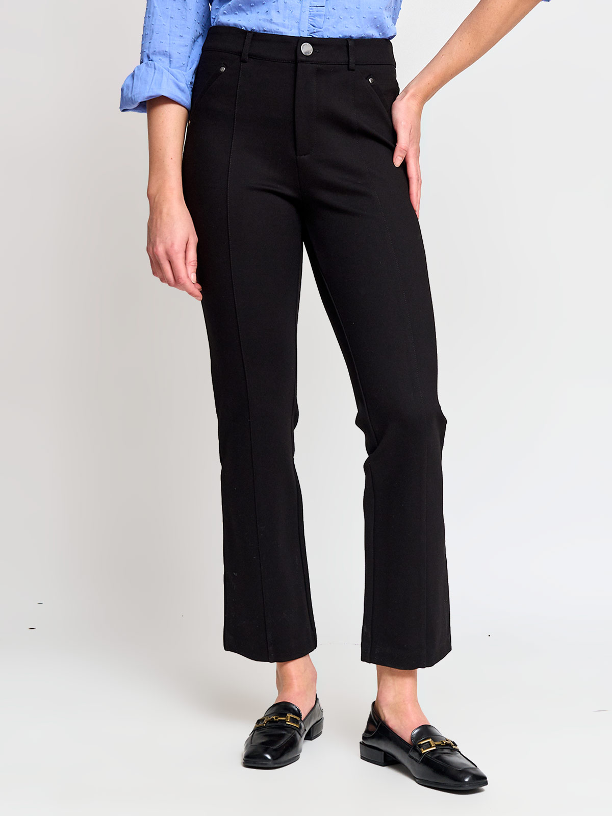 PANTALÓN REGULAR MUJER CACHAREL CALIZ - 2
