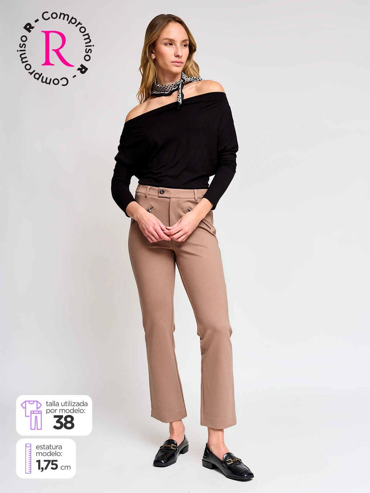 PANTALÓN REGULAR MUJER CACHAREL CLARA - 1