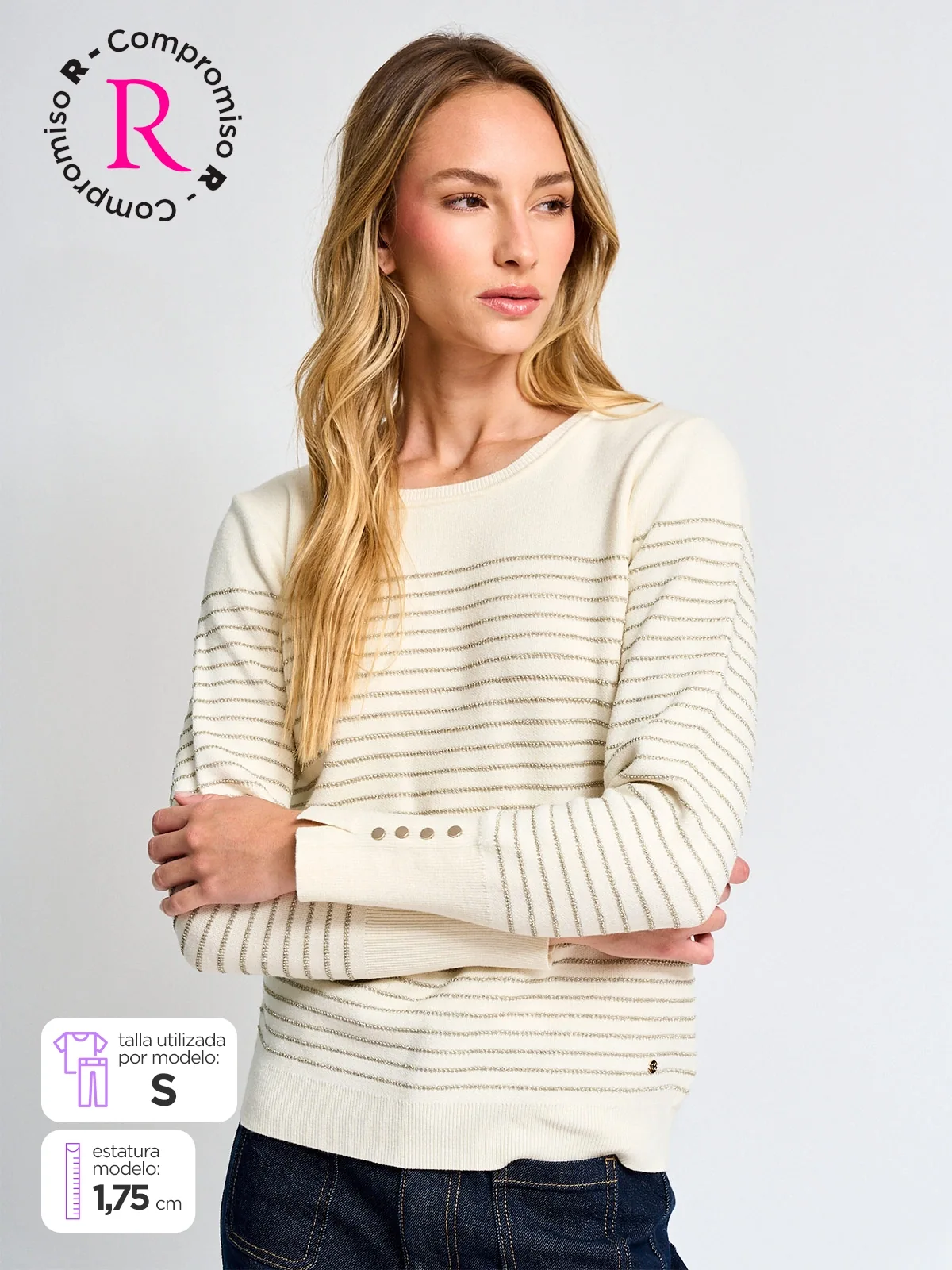 SWEATER MANGA LARGA MUJER CACHAREL ARTI - 1
