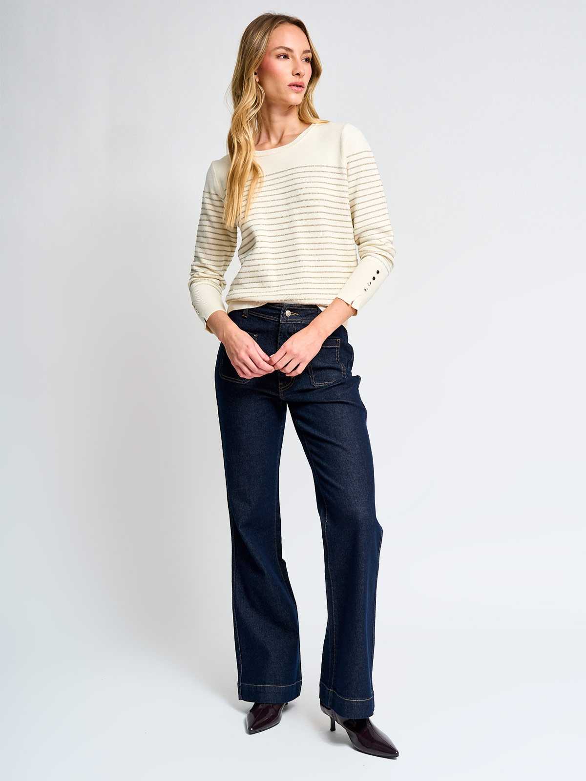 SWEATER MANGA LARGA MUJER CACHAREL ARTI - 4