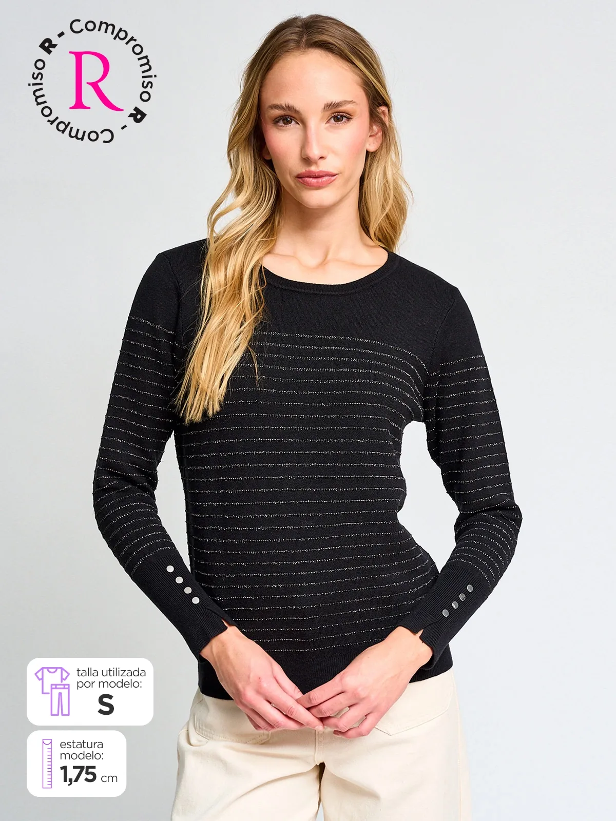SWEATER MANGA LARGA MUJER CACHAREL ARTI - 1