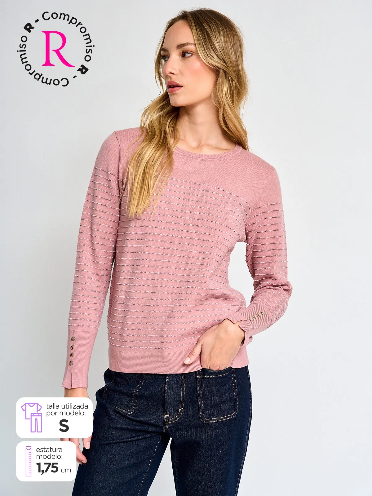 SWEATER MANGA LARGA MUJER CACHAREL ARTI - 1