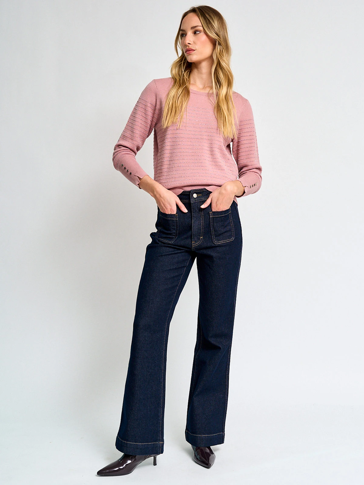 SWEATER MANGA LARGA MUJER CACHAREL ARTI - 4