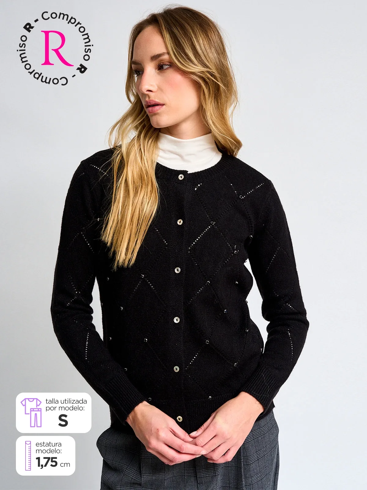 CARDIGAN MUJER CACHAREL AYLA - 1