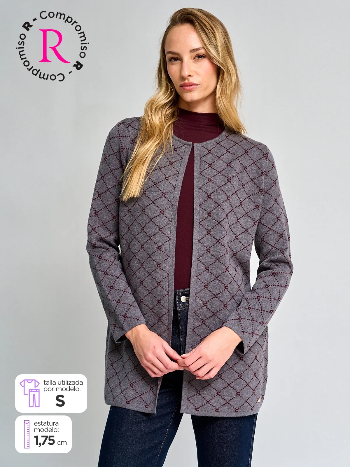 CARDIGAN MUJER CACHAREL AVRIL - 1