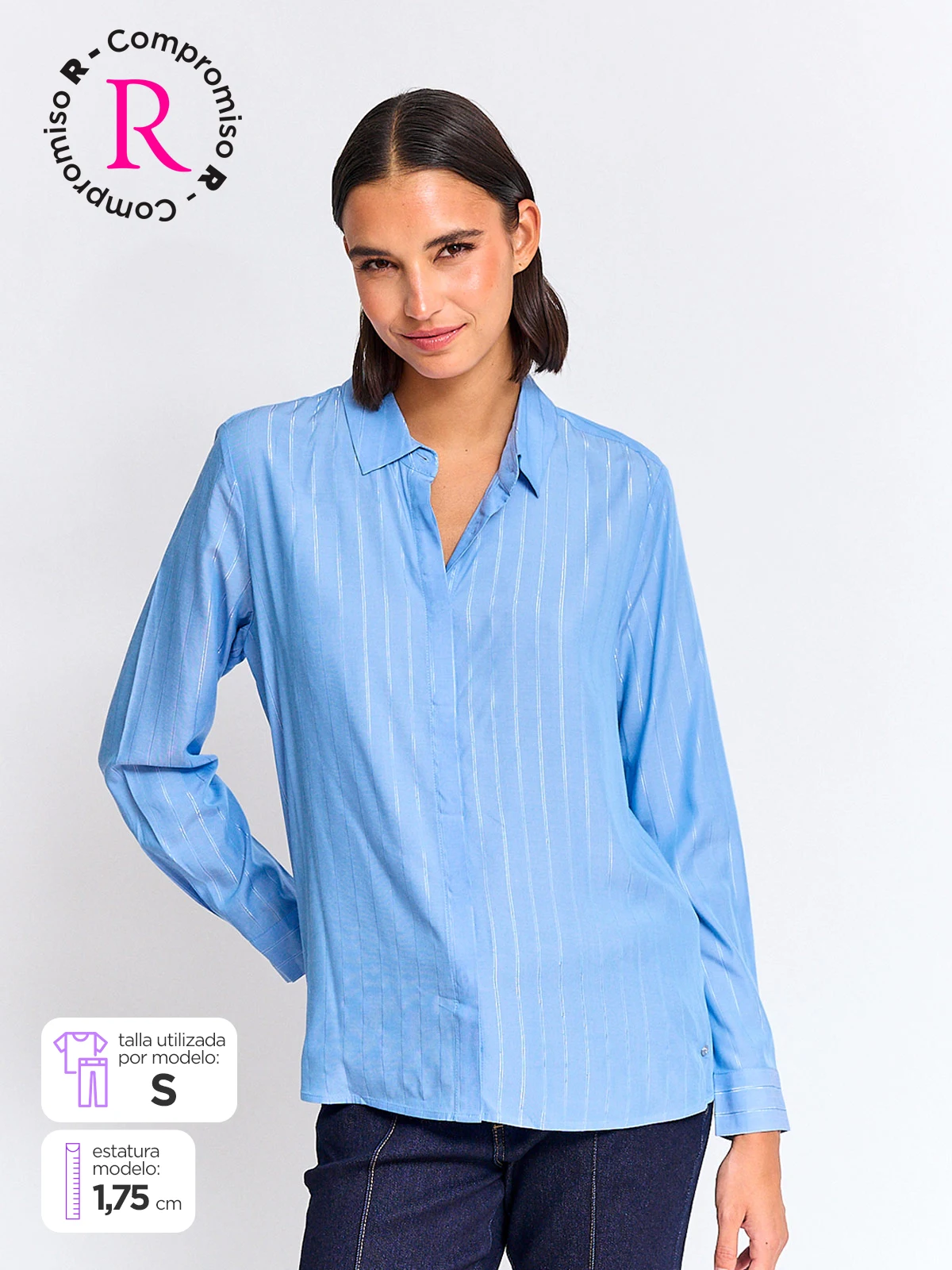 BLUSA MANGA LARGA MUJER CACHAREL BLAS - 1