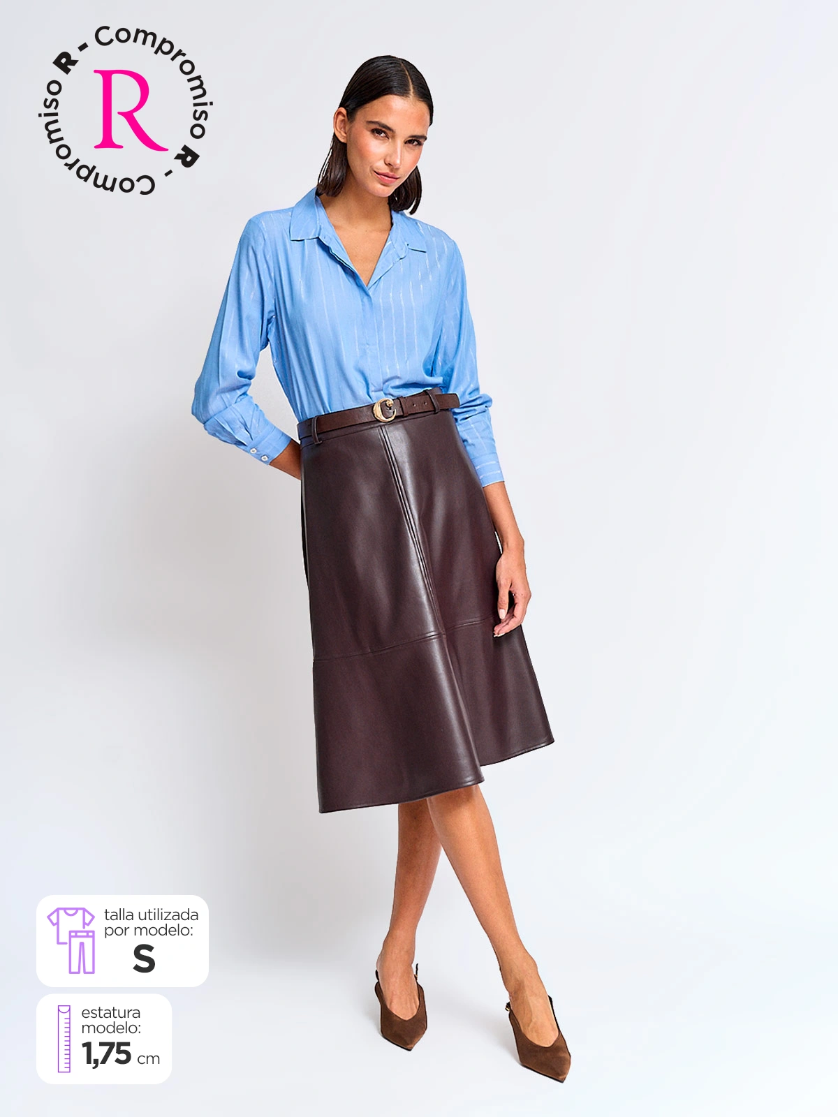 FALDA LARGA MUJER CACHAREL BORJA - 1