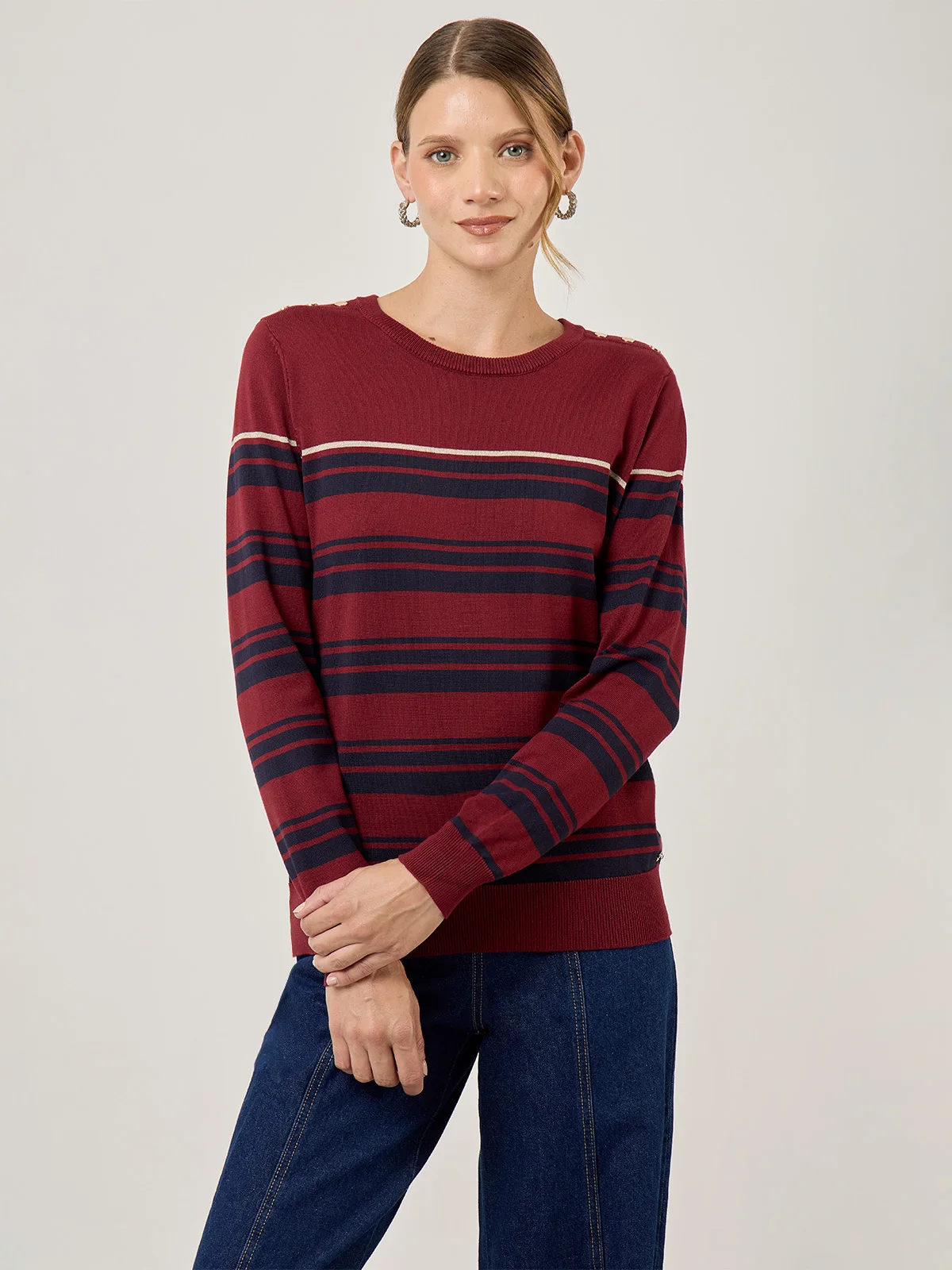 SWEATER MANGA LARGA MUJER CACHAREL BARRY - 1