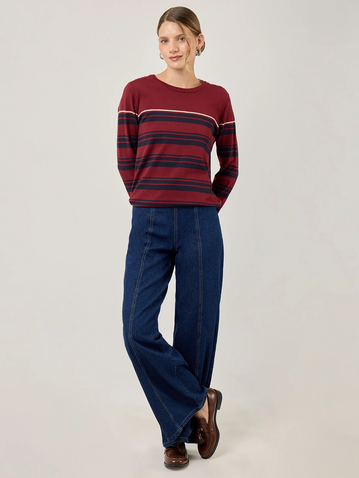 SWEATER MANGA LARGA MUJER CACHAREL BARRY - 5