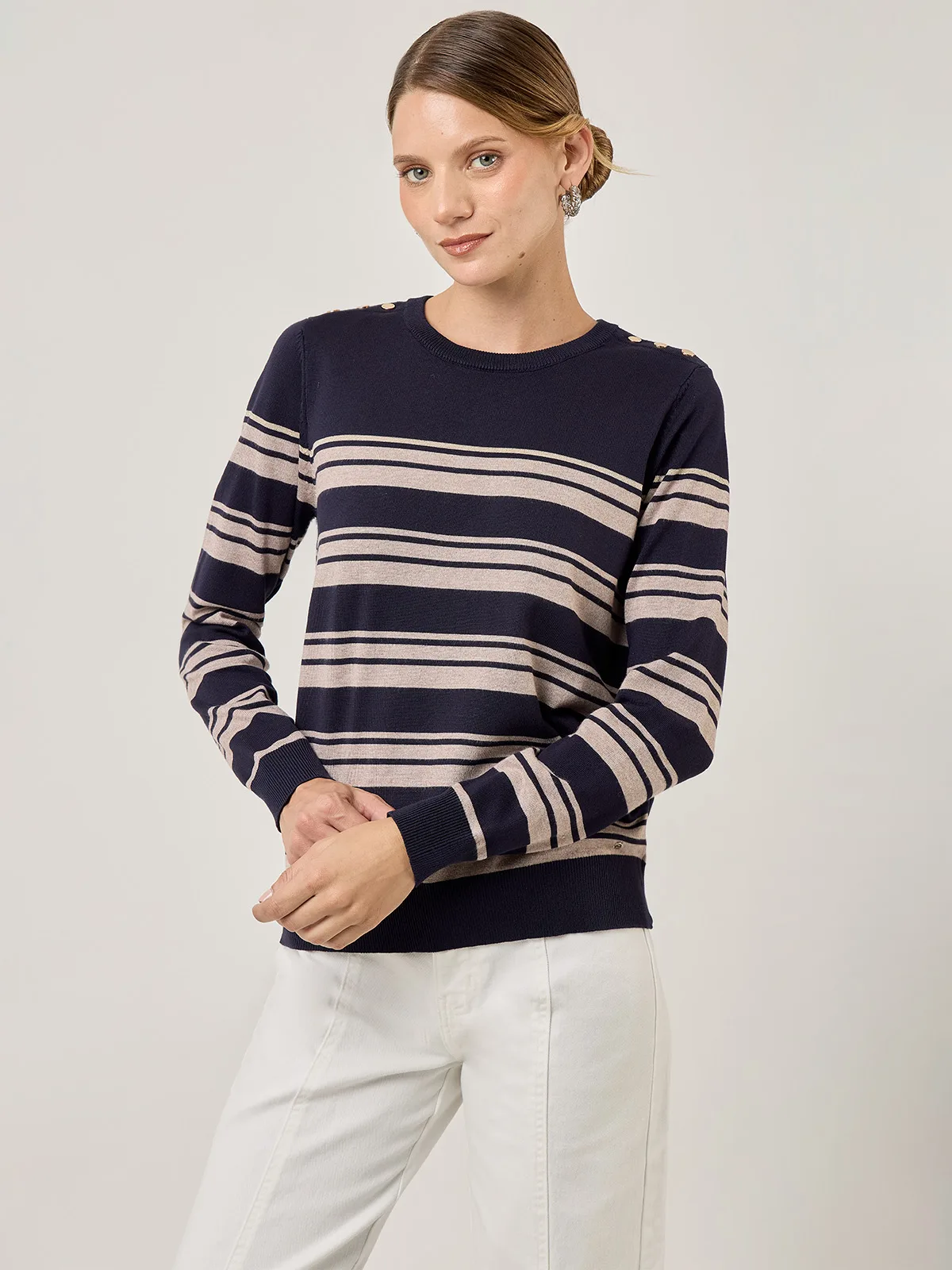SWEATER MANGA LARGA MUJER CACHAREL BARRY - 1